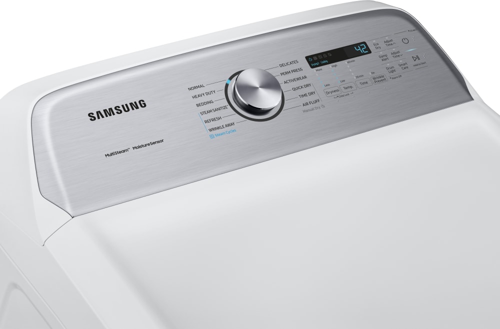 Samsung DVE50R5400V 27 Inch Electric Dryer with Steam Sanitize+, Sensor