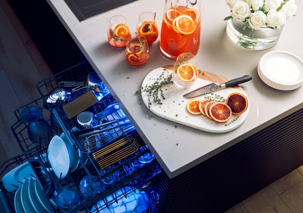 Thermador DWHD870WFP 24 Inch Fully Integrated Smart Dishwasher with 16