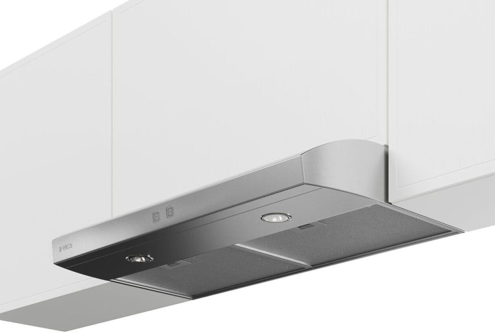 Elica EBL430S2 Under Cabinet Range Hood with 4 Speed 400 CFM Blower Electronic Touch Controls LED Lighting Dishwasher Safe Mesh Filter and CFM Reduction 30 Inch