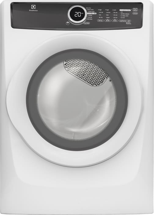 Electrolux Efmg517siw 27 Inch 8 0 Cu Ft Gas Dryer With Moisture Sensor Perfect Steam Instant Refresh 8 Dry Cycles 18 Min Fast Dry Extended Tumble Luxury Quiet Sound System And Energy Star Island White