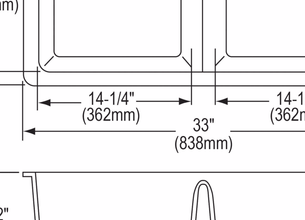 Elkay ELGU3322WH0 33 Inch Undermount Double Bowl Sink with EGranite
