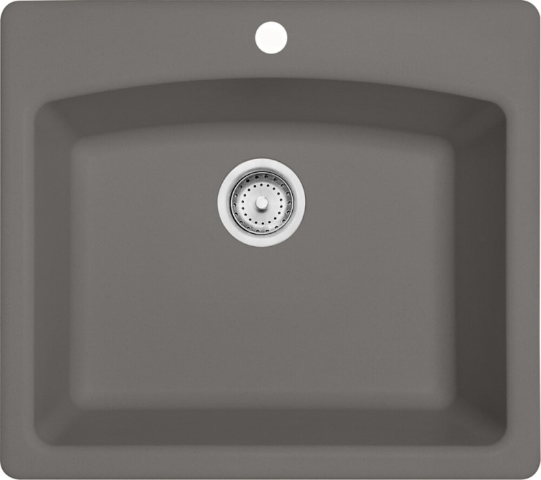 Franke ESSG252291 25 Inch Ellipse Granite DropIn/Undermount Single