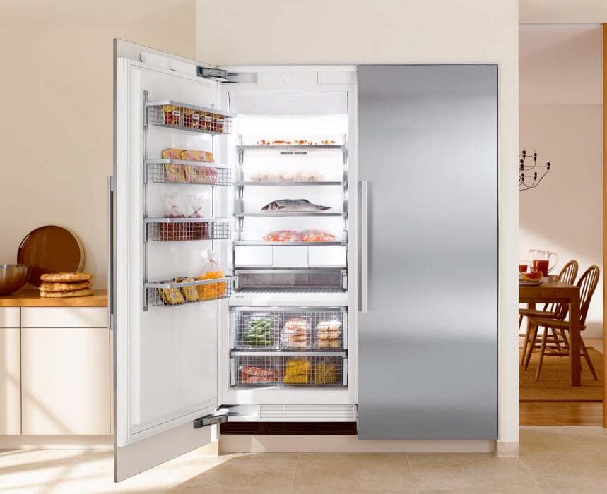 Miele MIREFR76 Separate Install Column Refrigerator & Freezer Set with