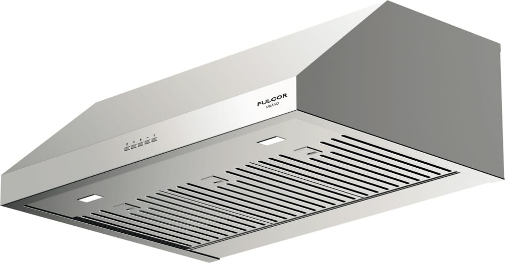 Fulgor Milano F4UC30S1 30 400 Series Under Cabinet Hood with 450 CFM 69 DBA Baffle Filter Ducted or Recirculating Use