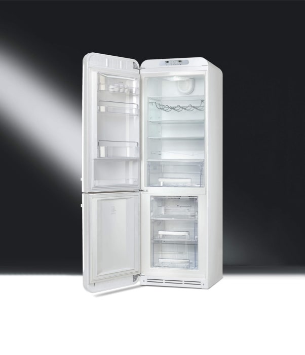 Smeg FAB32UWHLN 11.7 cu. ft. Bottom Freezer Refrigerator with 3