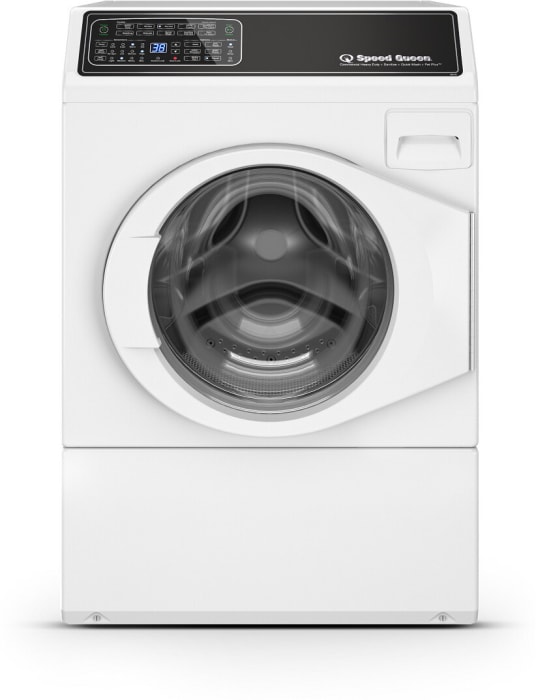 Speed Queen SPWADREW70101 SidebySide on Pedestals Washer & Dryer Set