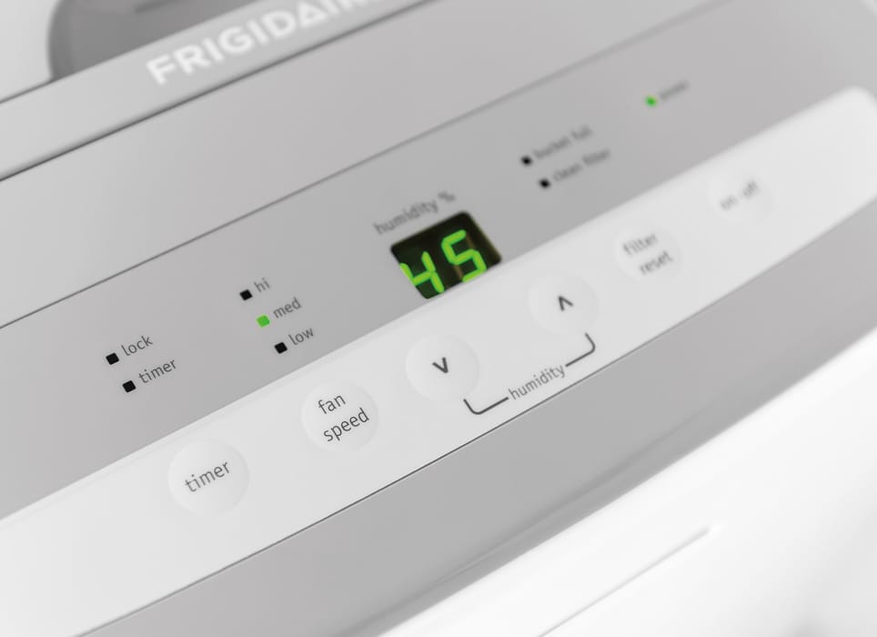 Frigidaire FFAD7033R1 Dehumidifier with 3 Fan Speeds, PushButton