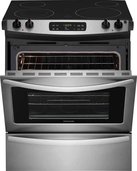 Frigidaire FFES3026TS 30 Inch SlideIn Electric Range with SpaceWise® Expandable Elements, Store