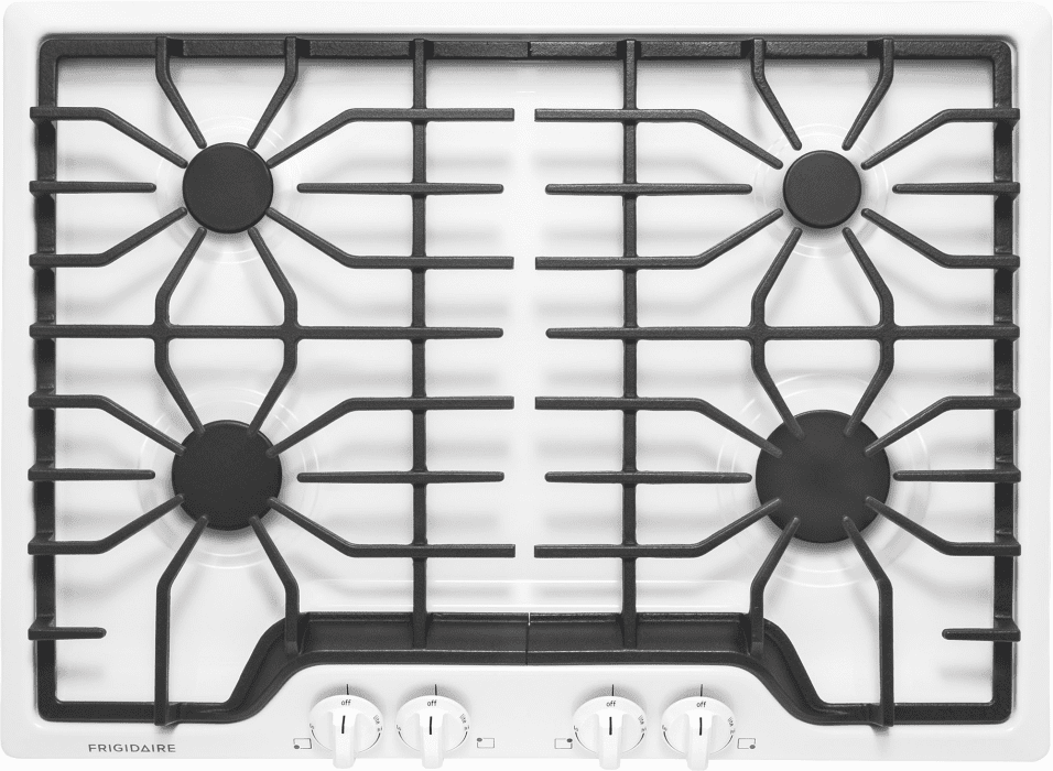 Frigidaire FFGC3026SW 30 Inch Gas Cooktop with 4 Sealed Burners