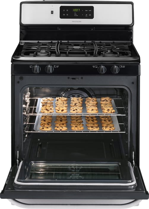 Frigidaire FFGF3024SS 30 Inch Freestanding Gas Range with Quick Bake Convection, Quick Self