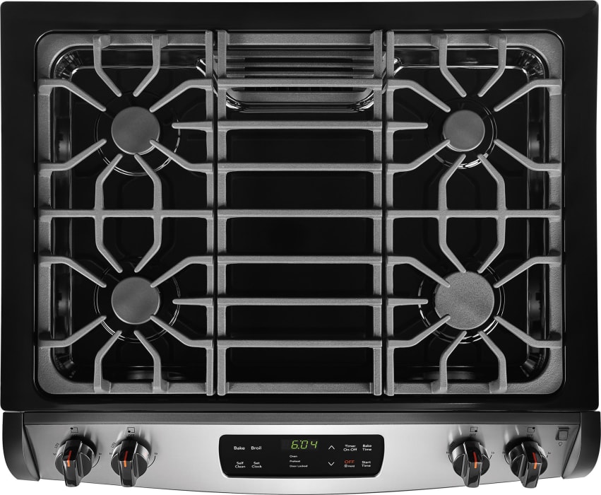 Frigidaire FFGS3026TS 30 Inch SlideIn Gas Range with Self