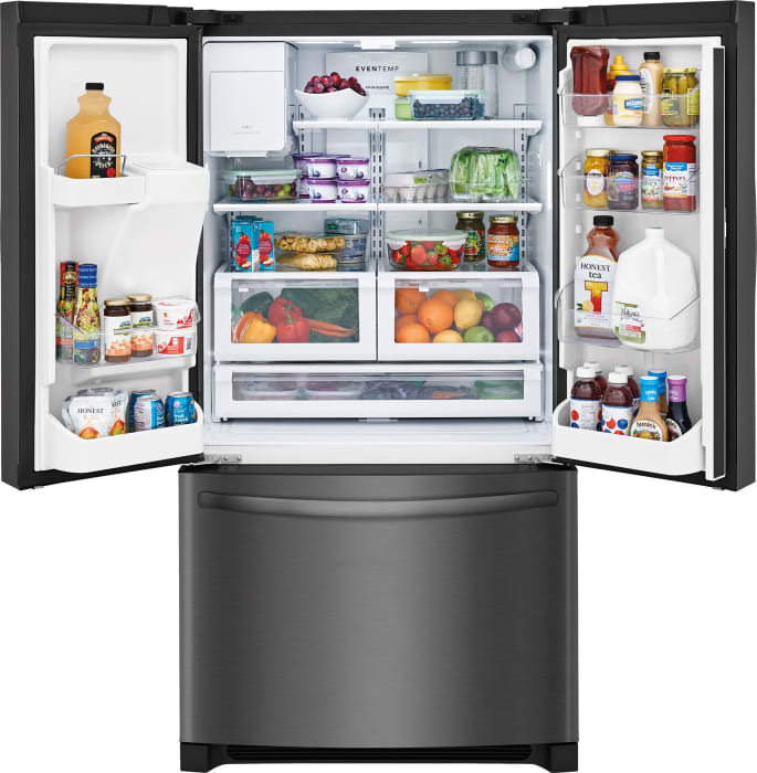 Frigidaire FFHB2750TD 36 Inch French Door Refrigerator with 26.8 Cu. Ft. Capacity, Adjustable