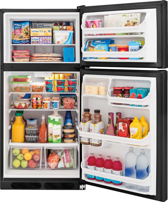 Frigidaire FFHT1614QB 28 Inch Top-Freezer Refrigerator with 16.3 cu. ft ...