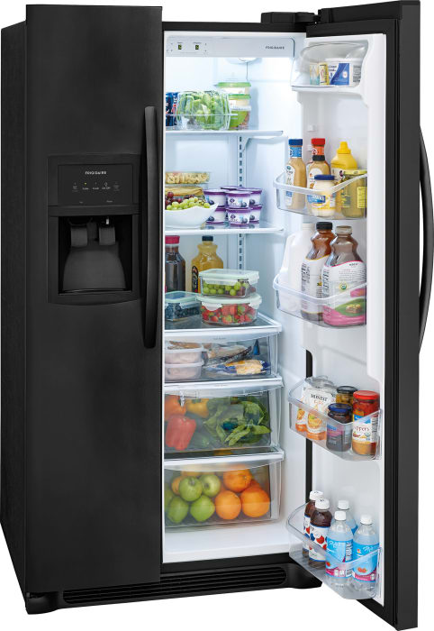 Frigidaire FFHX2325TE 33 Inch Side-by-Side Refrigerator with 22.1 Cu ...