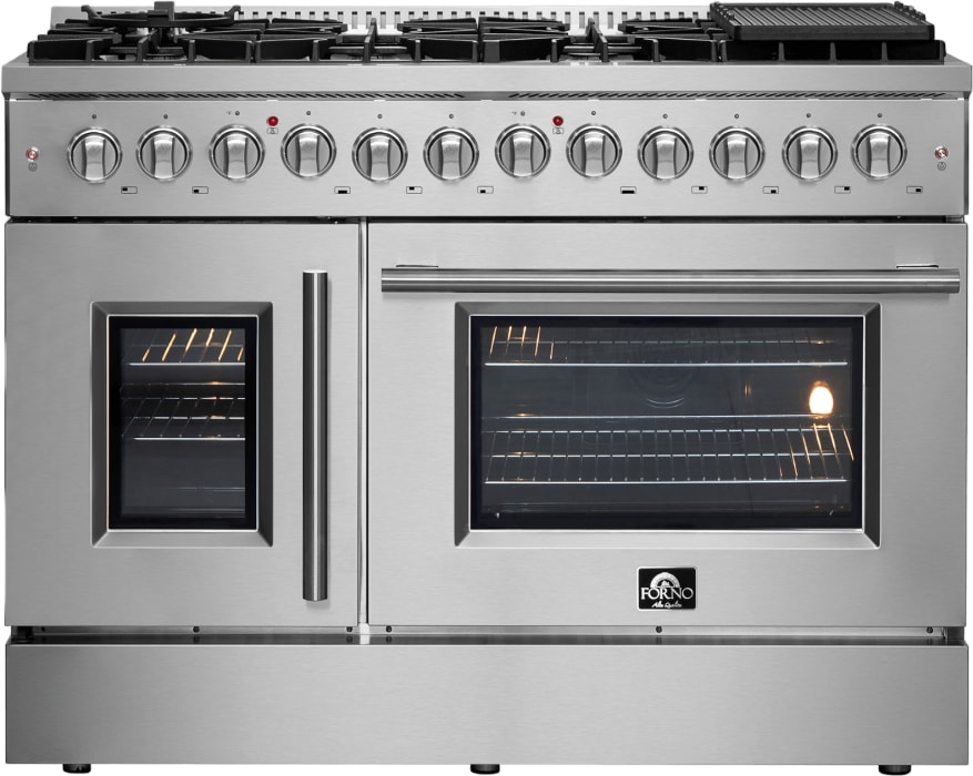 Forno FFSGS635648 Freestanding French Door Dual Fuel Range with