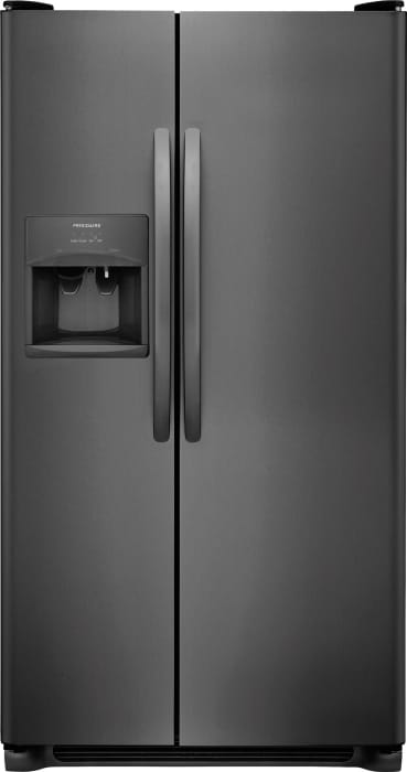Frigidaire Ffss2315td 33 Inch Side By Side Refrigerator With 22 1 Cu Ft Capacity Store More Deli Drawer Ice Water Dispenser Puresource 3 Filter Led Lighting Adjustable Interior Storage And Csa Certified Black Stainless Steel
