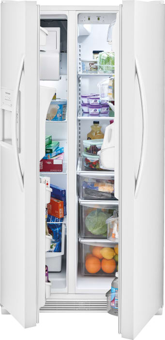 Frigidaire FFSS2615TP 36 Inch Side-by-Side Refrigerator with 25.5 Cu ...