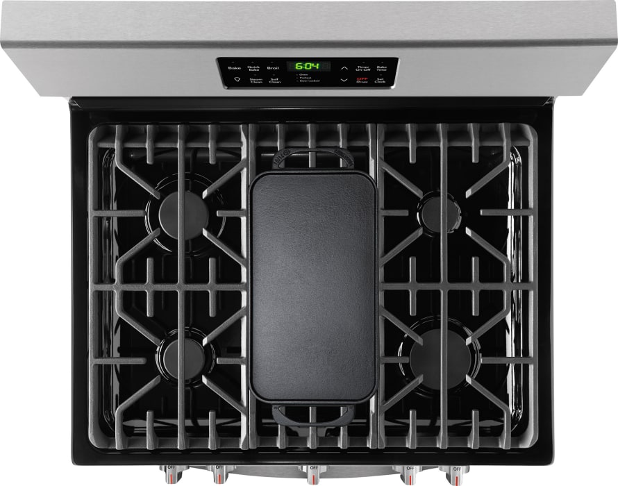 Frigidaire FGGF3047TF 30 Inch Freestanding Gas Range with Quick Bake