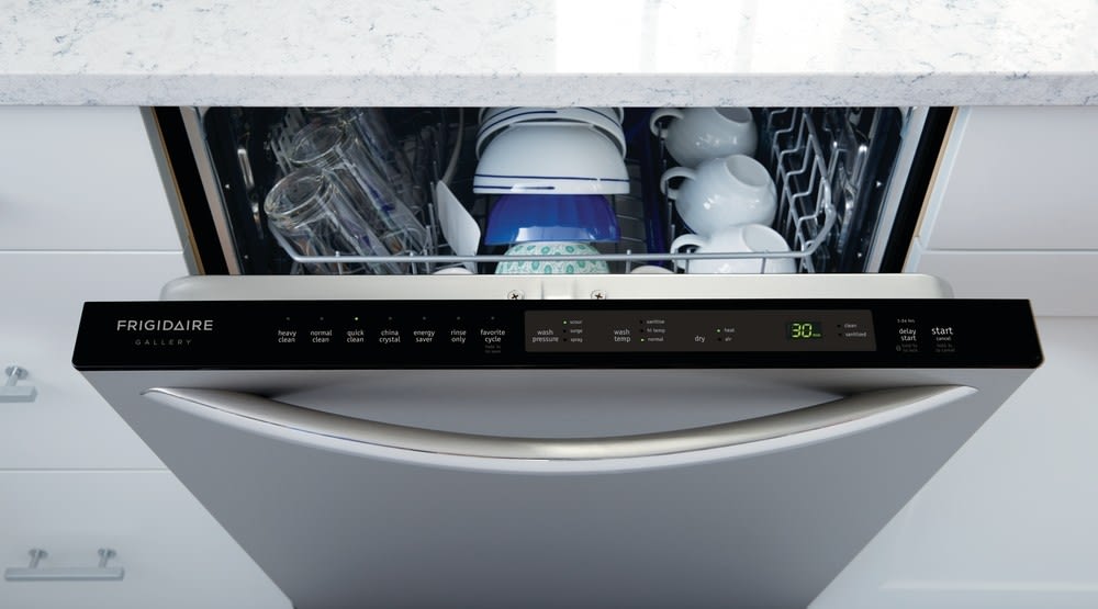 Frigidaire FGID2476SF 24 Inch Fully Integrated Dishwasher with 14 Place Setting Capacity, 7 Wash