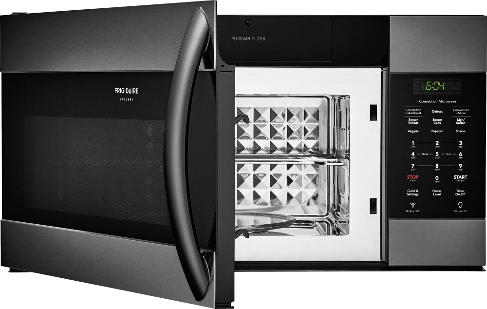 Frigidaire FGMV155CTD 30 Inch Over the Range Microwave with Convection Option, Sensor Cooking