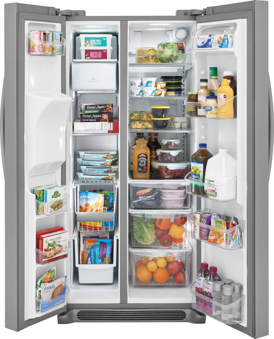 Frigidaire Refrigerator 33 Inch Wide Frigidaire FGSS2335TF 33 Inch Side-by-Side Refrigerator with 22.2 Cu