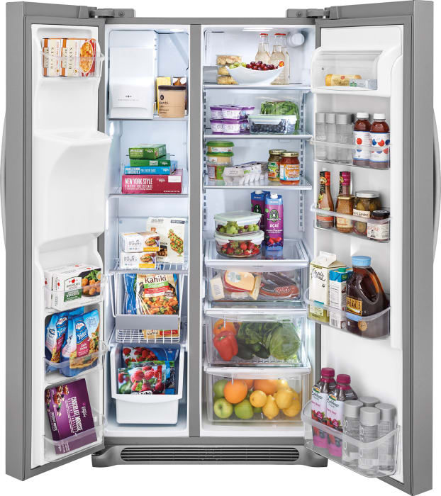 Frigidaire FGSS2635TF 36 Inch Side By Side Refrigerator with 25.5 Cu. Ft. Capacity, PureSource