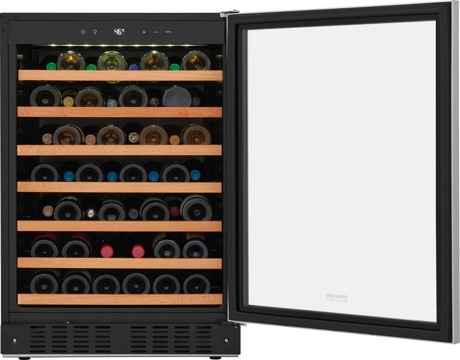 Frigidaire FGWC5233TS 24 Inch Wine Cooler with Flexible Installation Options, 52Bottle Capacity