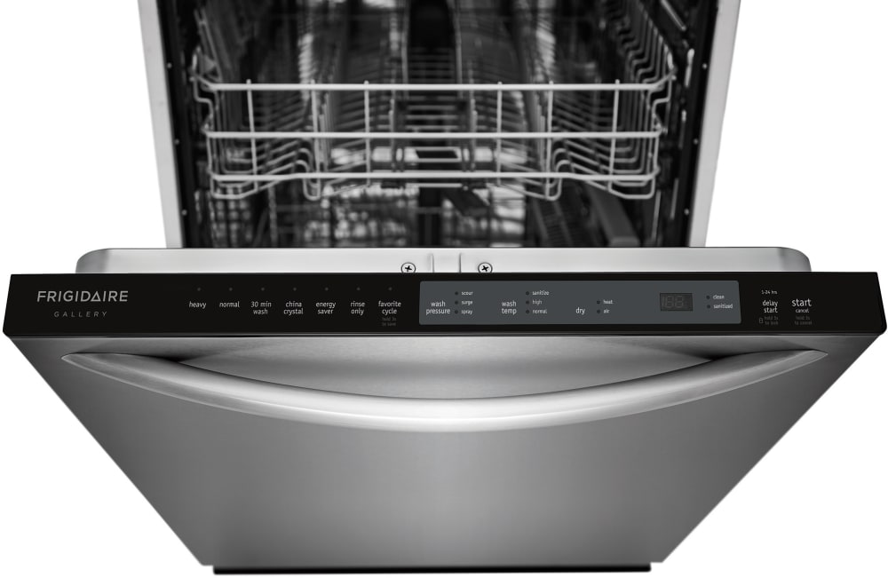 Frigidaire FGID2476SF 24 Inch Fully Integrated Dishwasher with 14 Place Setting Capacity, 7 Wash