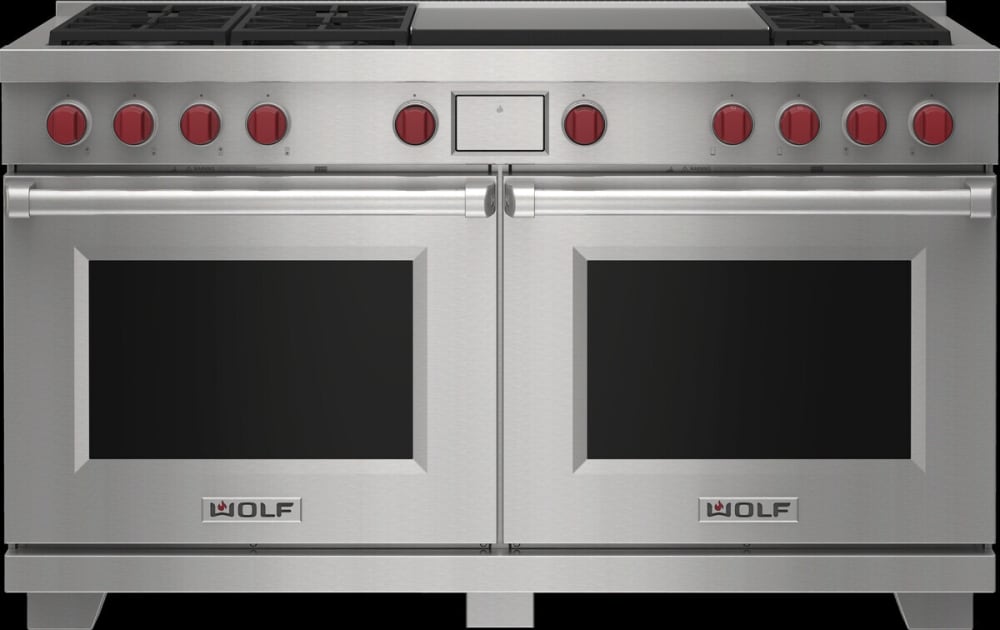 48 Dual Fuel Range - 6 Burners and Infrared Griddle