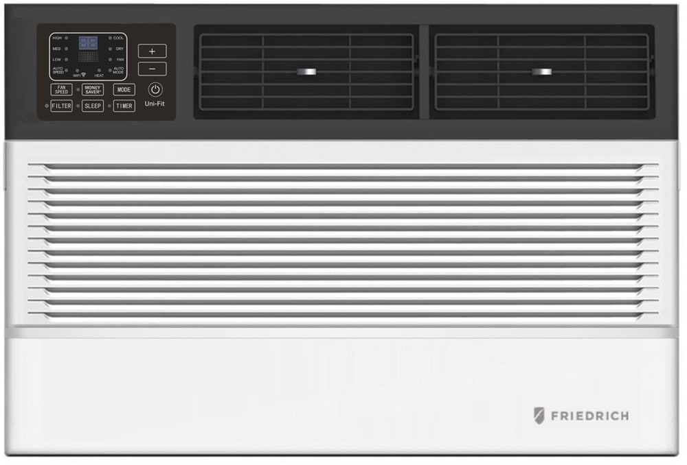 Friedrich Uct12a30a 12000 Btu Smart Thru The Wall Air Conditioner With 11 Eer R410a Refrigerant 2 Pts Hr Dehumidification 230v Effortless Control Quietmaster Technology Universal Fit Wi Fi Integration And Auto Restart - Through The Wall Air Conditioner Friedrich