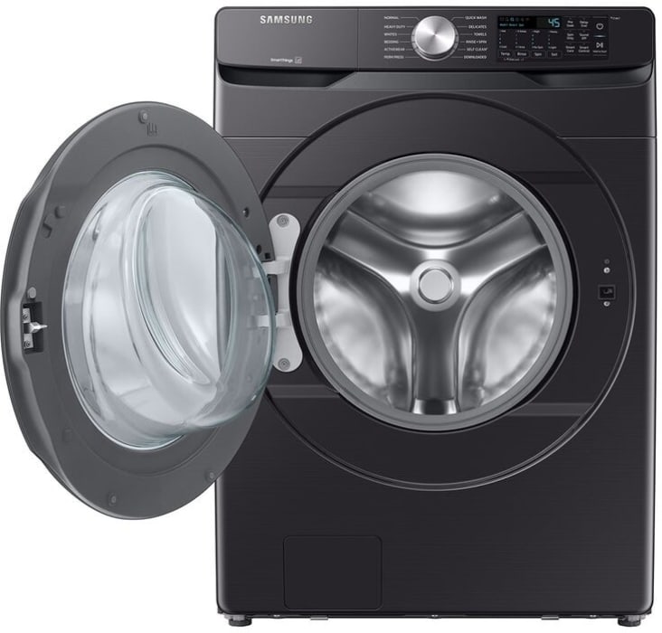 Samsung SAWADREAV80002 SidebySide on Risers Washer & Dryer Set with