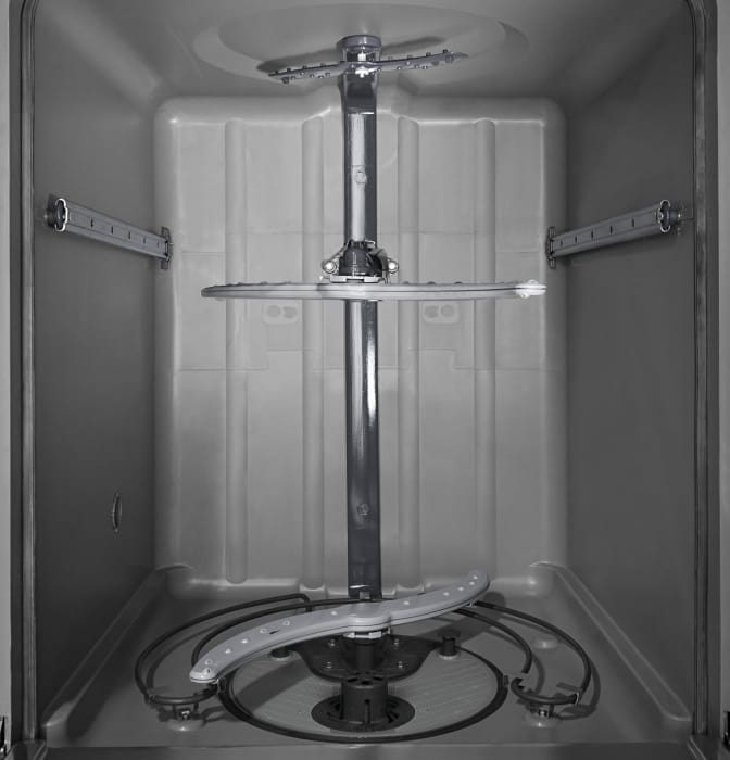 GE GDF510PGDWW Full Console Dishwasher with 4 Wash Cycles, SpaceMaker