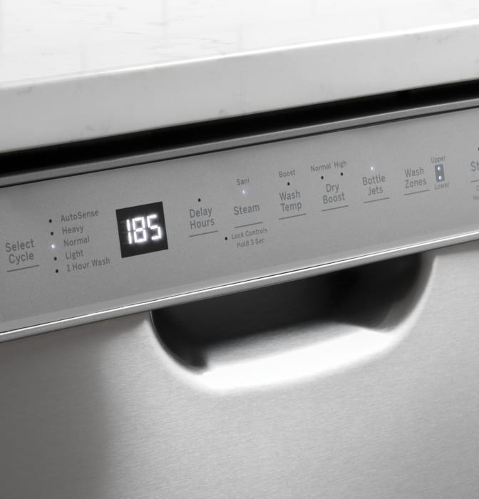 GE GDF565SSNSS 24 Inch Stainless Steel BuiltIn Tall Tub Dishwasher with Touch Front Control