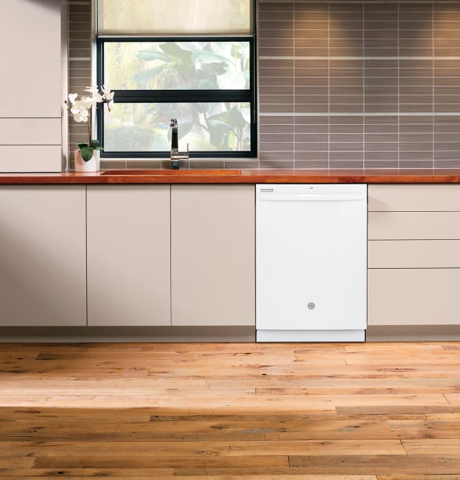 GE GDT530PGPWW 24 Inch Fully Integrated Dishwasher with Up to 16 Place Settings, Tall Tub Design