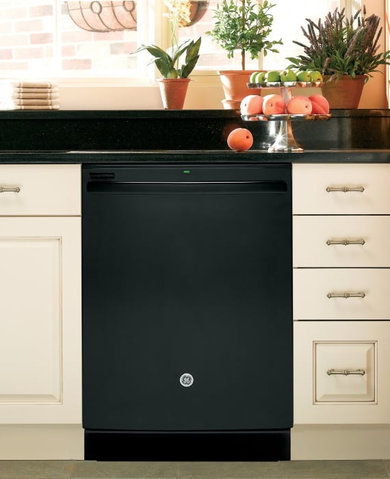 GE GDT550HGDBB Fully Integrated Dishwasher with 16Place Settings, 4 Wash Cycles, 10 Options