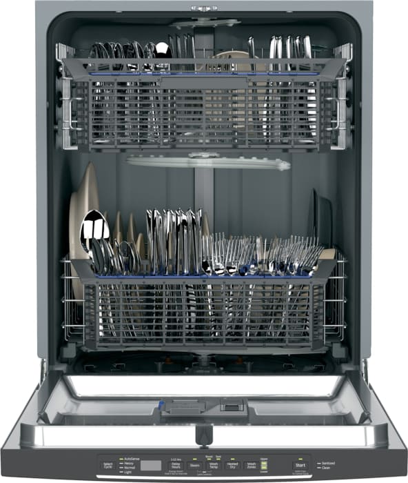 GE GDT550HSDSS Fully Integrated Dishwasher with 16Place Settings, 4 Wash Cycles, 10 Options