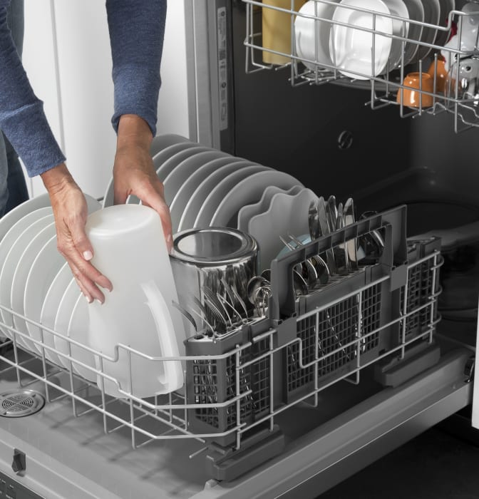 GE GDT630PFMDS 24 Inch Fully Integrated Stainless Steel BuiltIn Dishwasher with Up to 16 Place