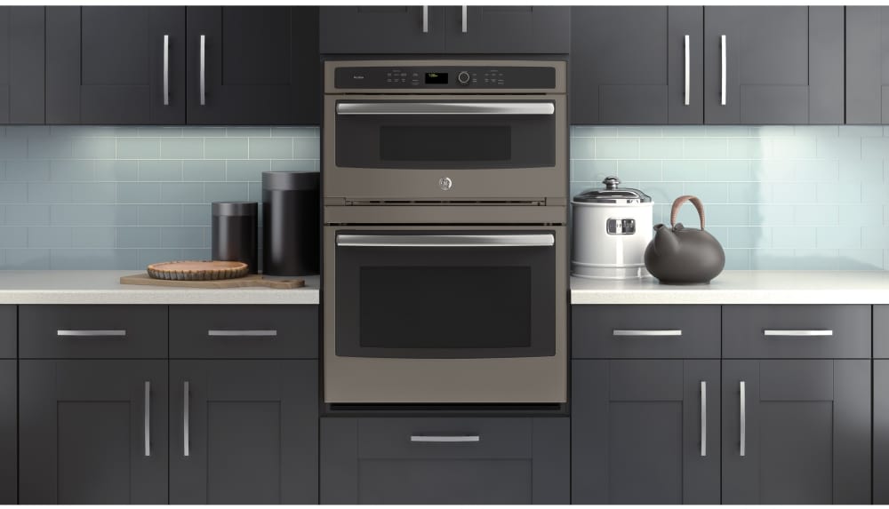 GE PT7800EKES 30 Inch Combination Wall Oven with True European
