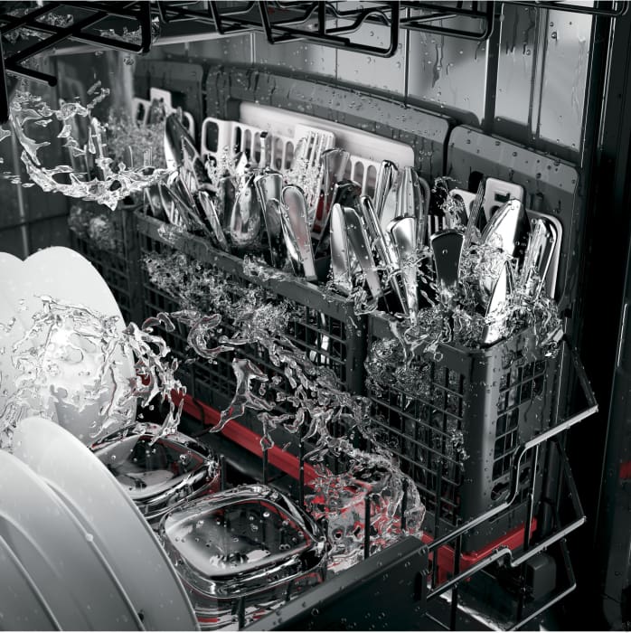 GE CDT865SMJDS Fully Integrated Dishwasher with Over 140 Cleaning Jets