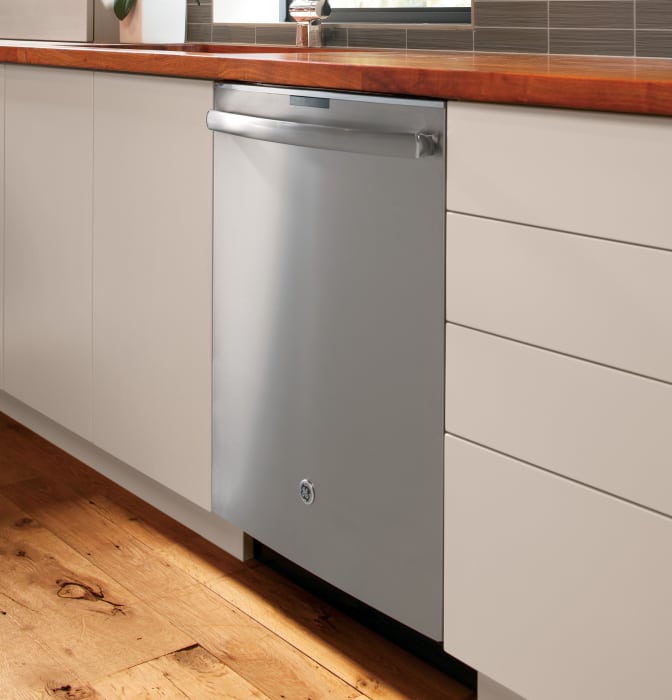 GE PDT750SSFSS 24 Inch Fully Integrated Dishwasher with Quad Blade Wash