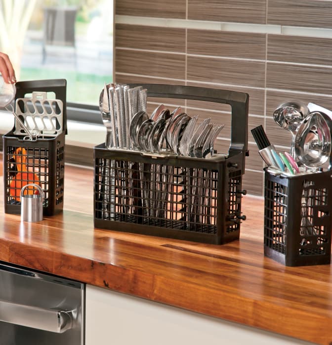 GE GDT655SSJSS 24 Inch Fully Integrated Dishwasher with Bottle Jets