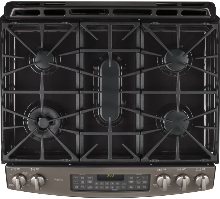 GE PGS950EEFES 30 Inch SlideIn Double Oven Gas Range with Convection