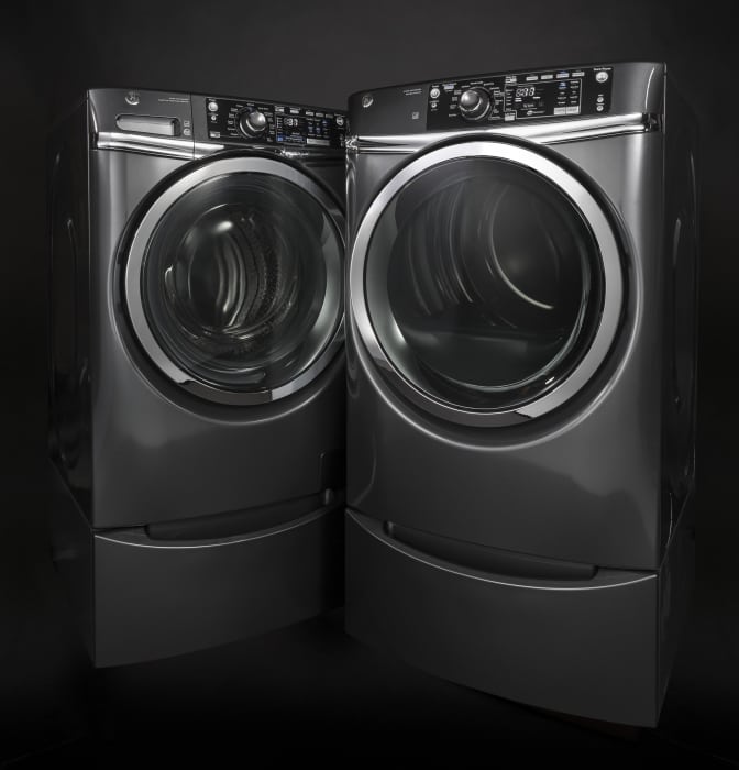 GE GFW480SPKDG 28 Inch Front Load Washer with 4.9 cu. ft. Capacity, 13