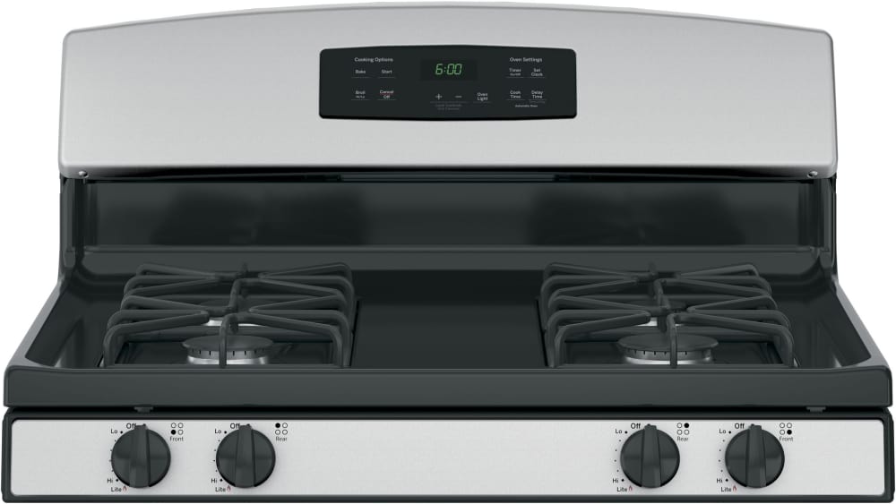 GE JGBS60GEKSA 30 Inch Freestanding Gas Range with 4 Sealed Burners, 4.