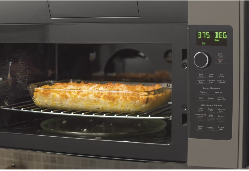 GE PVM9179EKES 30 Inch OvertheRange Microwave with Convection, Sensor