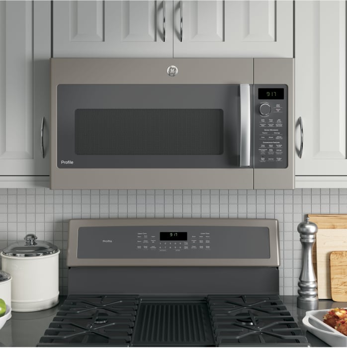 GE PVM9179EKES 30 Inch OvertheRange Microwave with Convection, Sensor