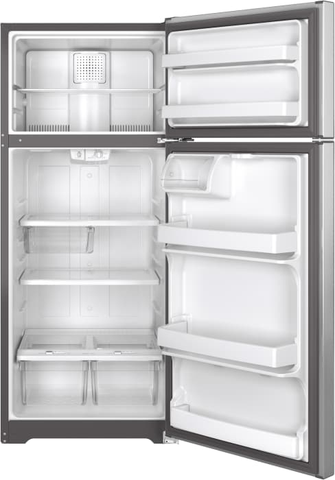 GE GTE18GSHSS 28 Inch Top-Freezer Refrigerator with 17.5 cu. ft ...