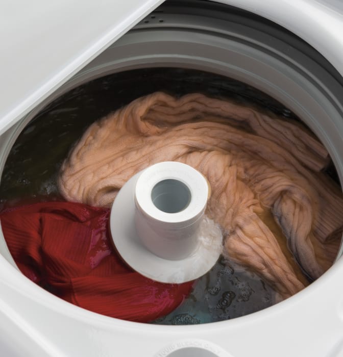 GE GTW485ASJWS 27 Inch 4.2 cu. ft. Top Load Washer with Stain PreTreat