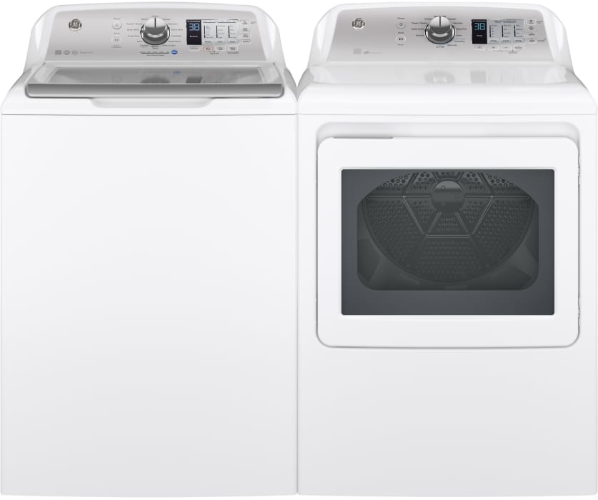 GE GTW680BSJWS 27 Inch Top Load Washer with 14 Wash Cycles, 800 RPM