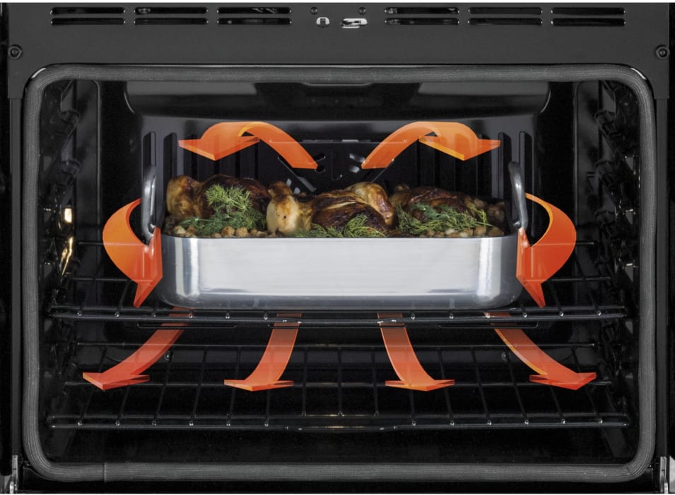 GE PT7800SHSS 30 Inch Combination Wall Oven with True European
